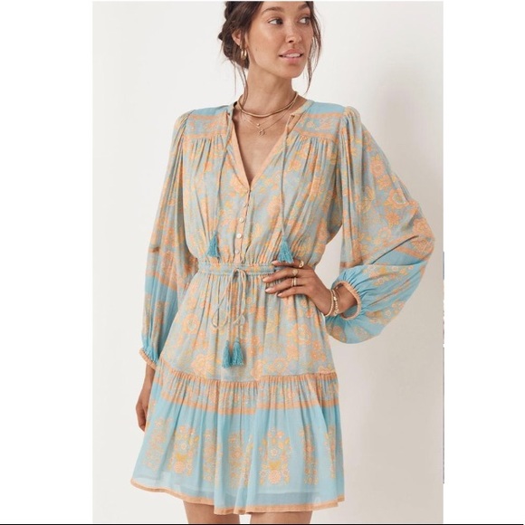 Spell & Gypsy juniper play dress eggshell blue| S - Picture 5 of 16